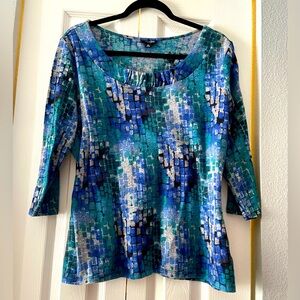 East 5th ladies size XL multi color shirt